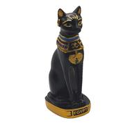 FLCPJGV Egyptian Cat Statue Antique Decorative Piece, L