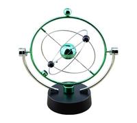 FLCPJGV Electronic Motion Balance Balls, Science Set, Kinetic Art for The Countertop, green