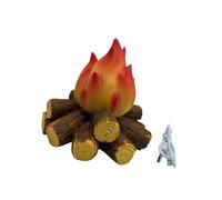 FLCPJGV Fireplace Lantern Flameless Fire Flame Lamp Portable Fireplace Lamp Realistic LED Effect Simulation Resin Suitable for Living Room Bedroom D, A