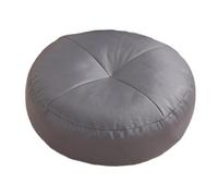 FLCPJGV Floor Cushion, Round Pouf, Tatami Mat Made of Soft and Sponge, Comfortable for Sitting in The Living Room, Reading Area, Children's Room, O, Gray