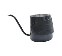 FLCPJGV Pour over Coffee Kettle Travel Coffee Maker Outdoor Mini Camping Coffee Pot 250ml Gooseneck Spout for Travel Home Kitchen, black