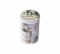 FLCPJGV Retro Collage Decorative Tape, style to 2