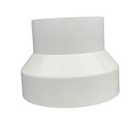 FLCPJGV Round Ducting Reducer 150mm to 110mm Increaser Adapter ABS Ducting Joint for Connecting Round Duct Pipes or Extractor Fans