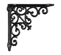 FLCPJGV Shelf Bracket Corner Brace Angle Bracket Wall Mount Shelf Angle Stable Support in Antique Look with Mounting Material for Wall Decoration in, M