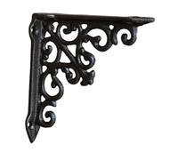 FLCPJGV Shelf Bracket Corner Brace Angle Bracket Wall Mount Shelf Angle Stable Support in Antique Look with Mounting Material for Wall Decoration in, S