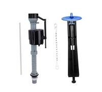 FLCPJGV Toilet Fill Valve Kit Toilet Canister Flush Valve Refill Tube Chain PP Material Silent Universal Replacement Suitable for Residential Commer, Blue