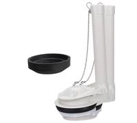 FLCPJGV Toilet Flush Valve Made of PP Material. Universally Many Toilet Types and Chains. Includes Repair Kit for Easy Installation, with Sealing Ring