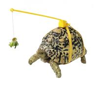 FLCPJGV Turtle Leash Adjustable Telescopic Handle Harness Strap Lure Suede Components Suitable for Managing Turtles Outdoor Control, Blue, Sea Blue