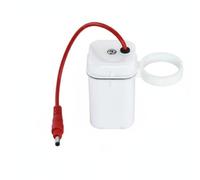 FLCPJGV Urinal Power Supply Box Case Pack Flush Controller Module With 6v Dc Output And 4 Aa Holder suitable for public restrooms commercial buildings home bathrooms, White, Dc Male Plug W