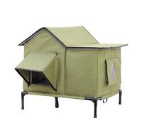 FLCPJGV Waterproof And Cold-resistant Outdoor Doghouse, Shelter for Dogs Or Pets, Ideal for Yard, Garden Or Garage, ordinary pad