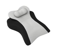 FLCPJGV Wedge Prone Pillow Offering Memory Foam Comfort for Back Legs Support While Facing Down, Light Gray Deep Gray