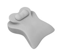 FLCPJGV Wedge Prone Pillow Offering Memory Foam Comfort for Back Legs Support While Facing Down, Light Gray