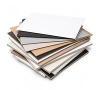 FLCPJGV White Cardboard Sheets Craft Board Backing Board Mount Board Packaging Board Multi Use for Craft Displays Presentation Boards Photo Backers Suitable, White, A3 1mm 10 Sheets