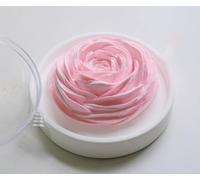 FLCSIed Essential Oil Passive Flower Diffuser -Non-Electric Peony Flower Porcelain Aromatherapy Diffusers for Small Mini Room, Desk Decorative, Bathroom (Pink Rose)