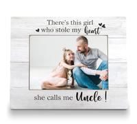 FLDAS Uncle Picture Frame 8x10, Uncles Picture Frames, UncleGifts from Niece, Fathers Gifts for Uncles, Gifts for Niece from Uncles, This Girl Who Calls Me Uncle Photo Frame 5X7