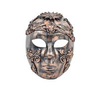 Fldy Vintage Full Face Unique Soldier Warrior Mask Vintage Inspired Accessory Masks for Halloween Coffee 2 One Size