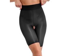 Fldy Womens Ultra Thin Seamless Safety Booty Shorts Sheer Breathable Boyshort Panties Underwear Type A Black One Size