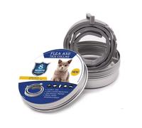Flea and Tick Collar for Dogs and Cats, Anti-Tick and Flea Treatment, Waterproof for, Adjustable Size, 8 Months Protection, 1 Pack (Small)