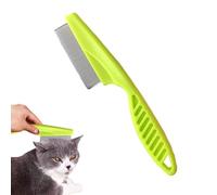 Flea and Tick Comb for Dogs, Cleaning Brush with Thickened Handle Design, Flea Comb for Dry Skin, Flea Comb for Prevention and Detection of Fleas