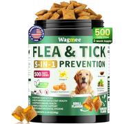 Flea and Tick Prevention for Dogs, 500 Tasty Chicken Flavor Soft Chews
