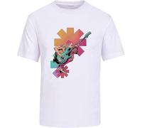 Flea Bass 2 Cool Design Trendy T-Shirt Tee Chili Peppers Flea John Frusciante Tee Unisex Tee White(X-Large)