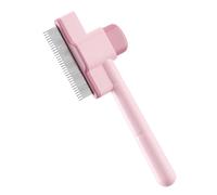 Flea Comb for Cats, Cat Brush for Short Haired Cats and Long Haired Cats, Press-and-Release Cat Grooming Brush, Cat Hair Brush for Removing Fleas Tangles Loose Fur and Keeping the Coat Well-Maintained