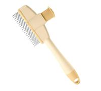 Flea Comb For Cats - Flea Comb For Dogs | Ergonomic Tools | Peuble De Flea -Celant Long Heir Dogs | With Release Button | Depilatory Ergonomiq