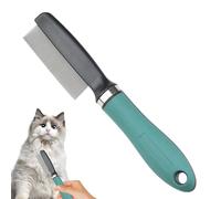 Flea Comb For Dog - Pet Comb For Cat Dog Flea | Ergonomic Pet Brushes For Long-Haired Breeds Detangling Trimming Bathing Dematting, Ergonomic Handle Design For Secure Grip, Sensitive Skin Protection