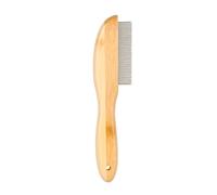 Flea comb for dogs and cats with bamboo handle Duvoplus