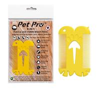 Flea Comb for Dogs Cats, Dog Hair Comb Grooming Tool for Removing Tear Stains, Fleas, Dandruff, Lice