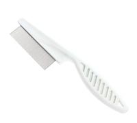 Flea Comb for Dogs - Stainless Steel Flea Comb for Dogs and Cats | Curved Cat Flea Comb, Double Flea Comb for Long Dogs, Lice Comb