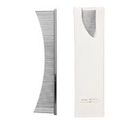 Flea Comb - Stainless Steel Brush for Dogs | Dematting Tool for Salon Grooming, Post-Bath Use, Shedding Season, Indoor Outdoor Daily Puppy Care 6.54x1.38x0.04 Inches