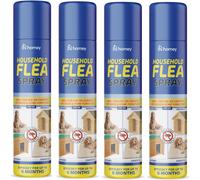 Flea Killer Spray 4 x 200ml Aerosol Animal Flea Dog Cat Protection