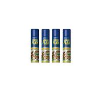 Flea Killer Spray 4 x 200ml Aerosol Animal Flea Dog Cat Tick Protection House