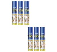 Flea Killer Spray 6x |Insecticide Pesticide Home Hutches Kennels Carpets Tick Flea Repellent Spray for Dogs Cats| Kills Repel Fleas Puppies Kittens Anti-Tick Spray |200ml