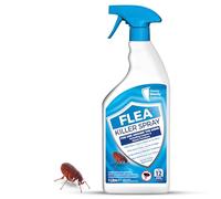 Flea Killer Spray for The Home | 1 Litre | Flea Treatment for Household & Carpets | Eradicates Flea Infestations Completely | Kills Fleas, Larvae & Eggs on Contact