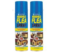 Flea Spray Flea & Larvae Killer 200ml Cat Dog Pets Bed Carpet Home - Fast Acting Aerosol - Kills Fleas on Contact - Easy to Use Home Pest Control (2PCS)