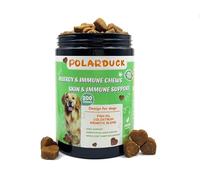 Flea & Tick Chewables for Dogs - 200 Soft Treats: Natural Immunity Support and Daily Oral Treatment for All Breeds & Ages - Vet-Recommended | Chicken Flavour