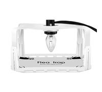 Flea Traps, LED Flea Trap, Electric Flea-Traps with 2 Glue Boards & E12 Bulbs, Insect-Catcher for Home Use, Sticky Dome Design for Bedrooms, Pet Areas