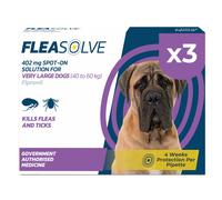 FleaSolve Spot-On Very Large Dog x3 Flea Treatment