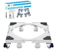 Fleau Home Washing Machine Riser XL - 500KG Capacity - Refrigerator/Dishwasher/Dryer Riser - Furniture Roller - Furniture Mover - 8 Legs/ 4 Wheels