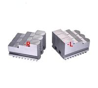Flechae Chuck Three Jaws K11-80 K11-100 K11-125 K11-130 K11-160 K11-200 Universal Three-jaw Chuck Card Foot 3Pcs/Set Mechanical Lathe(K11-125 L)