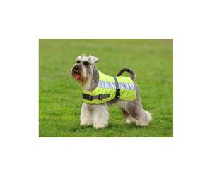 Flecta Hi-Vis Dog Jacket Yellow - 56cm