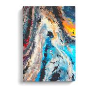 Flee To The River Canvas Wall Art Print 30x20 Inch