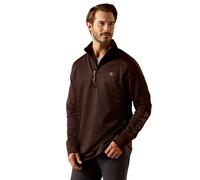Ariat Team Mens EQ 1/2 Zip Pullover - Java Brown | Lightweight | Equestrian