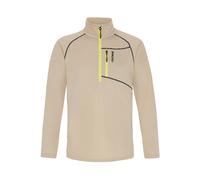 Protest Kody Half Zip Long Sleeve T-shirt Beige S Men