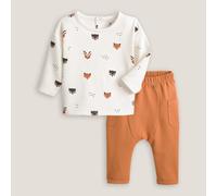 Fleece 2-Piece Outfit Camel/ecru