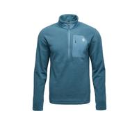 Black Diamond Lightweight Poly Half Zip Fleece Blue S Men