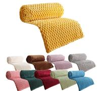 Fleece Blanket for Bed - Soft Cosy Fluffy Throw Blankets, Sherpa Fleece Throw Blanket，Soft Warm Sofa Throws Reversible Throws For Bed Sofa Couch - 70x100 cm