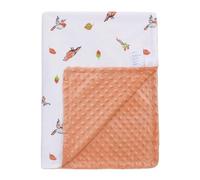 Fleece Blanket for Newborn Boys and Girls Warm Thick Dot Baby Blanket Soft Plush Receiving for Kids Toddlers Flower Printed + Dot Backing - Bird
